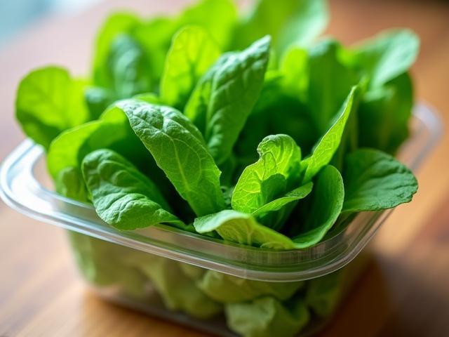 葉物野菜が新鮮な状態で入ったスマートパック